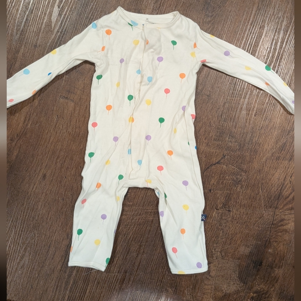 Magnetic Me Cream Balloon Print Kids One Piece